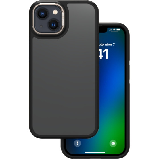 TFO Crystal Black case for iPhone 13 / 14 6,1'' grey