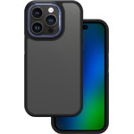 TFO Crystal Black case for iPhone 16e blue