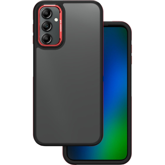 TFO Crystal Black case for Samsung Galaxy A14 4G / A14 5G red