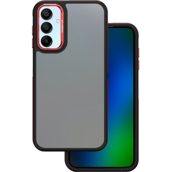 TFO Crystal Black case for Samsung Galaxy A15 4G / A15 5G red