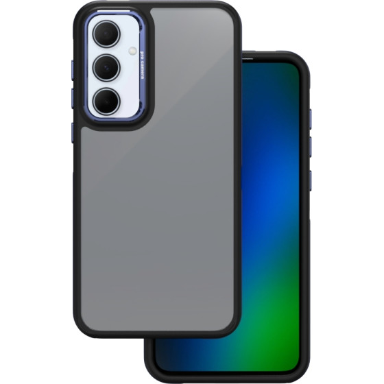 TFO Crystal Black case for Samsung Galaxy A35 5G blue