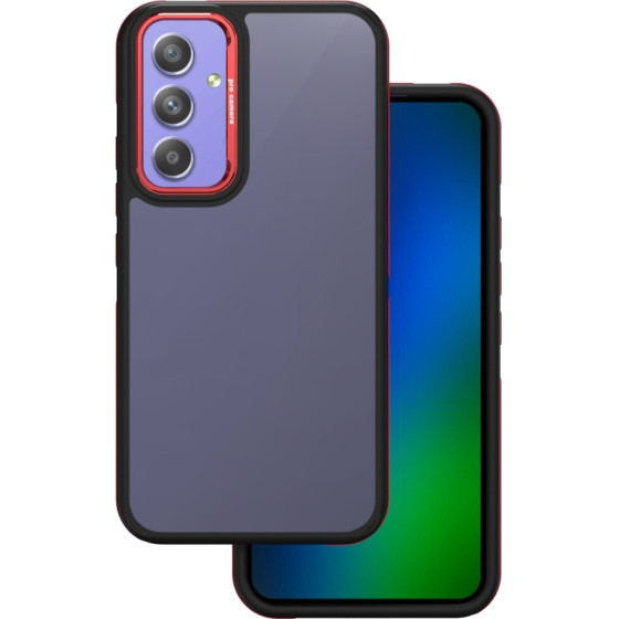 TFO Crystal Black case for Samsung Galaxy A54 5G red