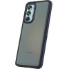 TFO Crystal Black case for Samsung Galaxy M55 5G blue