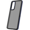 TFO Crystal Black case for Samsung Galaxy M55 5G blue