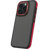 TFO Crystal Black case for Xiaomi Redmi Note 14 5G (Global) red