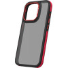 TFO Crystal Black case for Xiaomi Redmi Note 14 5G (Global) red