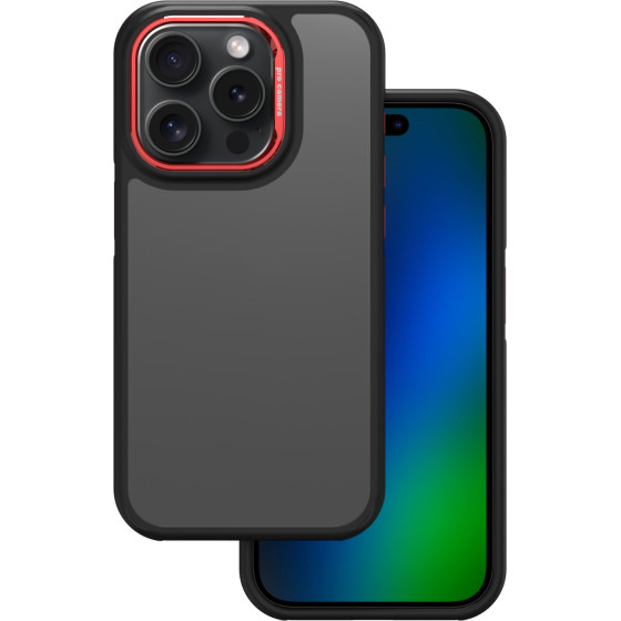 TFO Crystal Black case for Xiaomi Redmi Note 14 5G (Global) red