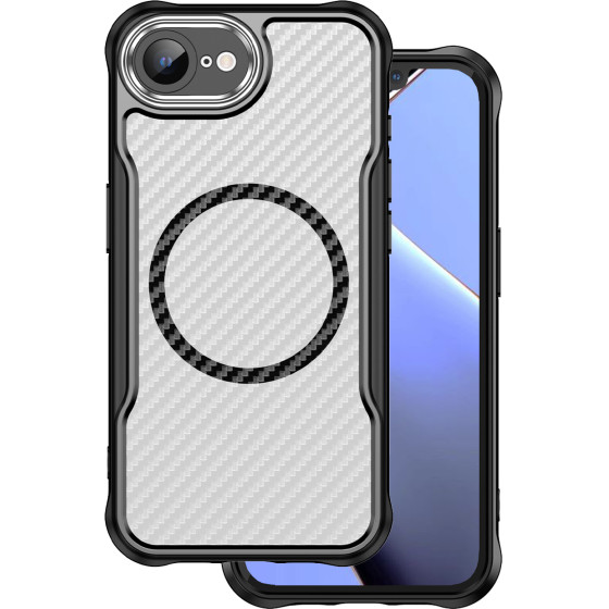 TFO Defender Carbon Mag case for iPhone 16e black