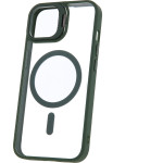 TFO Extra Lens Mag case for iPhone 15 Plus 6,7'' dark green