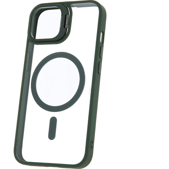 TFO Extra Lens Mag case for iPhone 16 Plus 6,7'' dark green