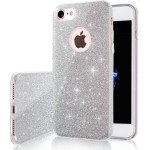 TFO Glitter 3in1 case for Samsung Galaxy A06 5G silver