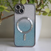 TFO Glitter Chrome Mag case for iPhone 15 Pro 6,1'' silver gradient
