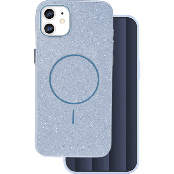 TFO Glitter Thin Mag case for iPhone 11 blue