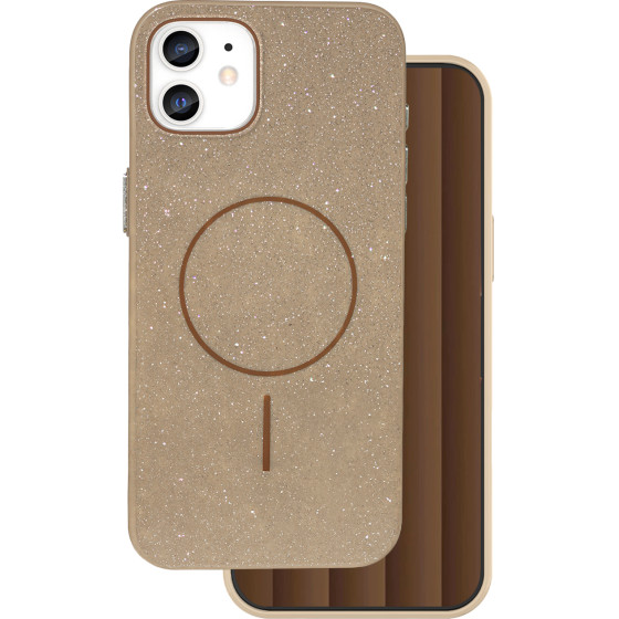 TFO Glitter Thin Mag case for iPhone 12 / 12 Pro 6,1'' brown