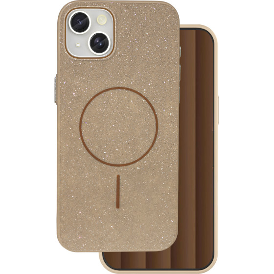 TFO Glitter Thin Mag case for iPhone 14 6,1'' brown