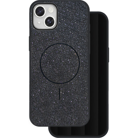 TFO Glitter Thin Mag case for iPhone 15 6,1'' black