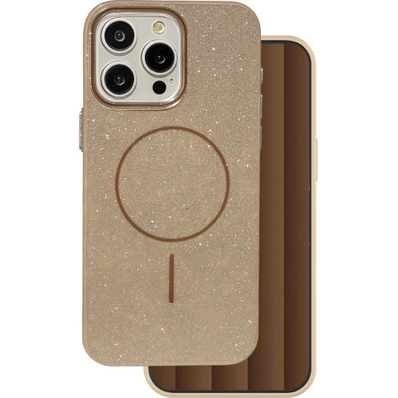 TFO Glitter Thin Mag case for iPhone 16 Pro 6,3'' brown