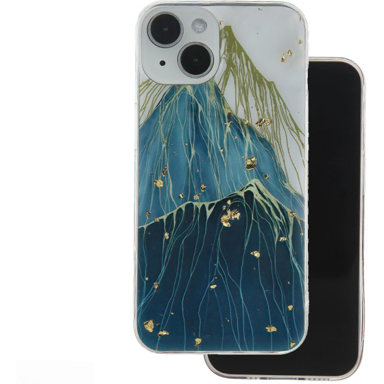 TFO Gold Glam case for iPhone 15 Pro 6,1'' mountain