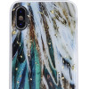 TFO Gold Glam case for Samsung Galaxy S24 FE feathers