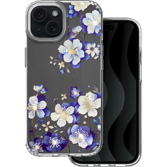 TFO IMD print case for iPhone 15 6,1'' floral