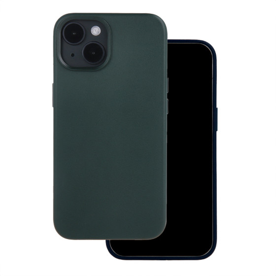 TFO Mag Leather case for iPhone 15 Pro Max 6,7'' dark green