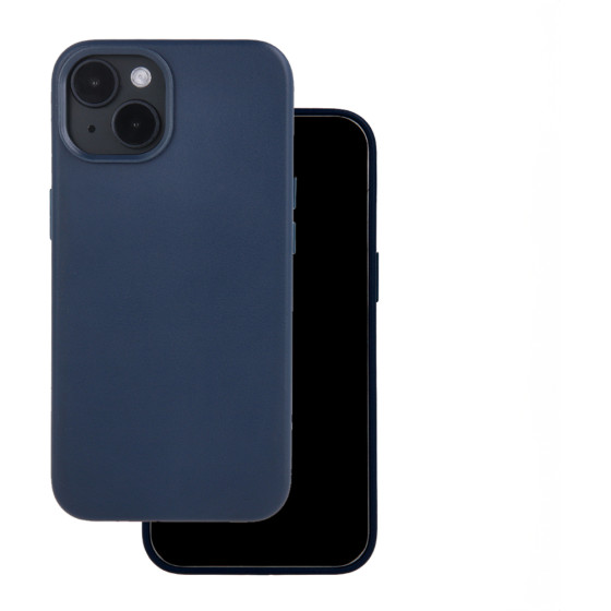 TFO Mag Leather case for iPhone 16 6,1'' dark blue