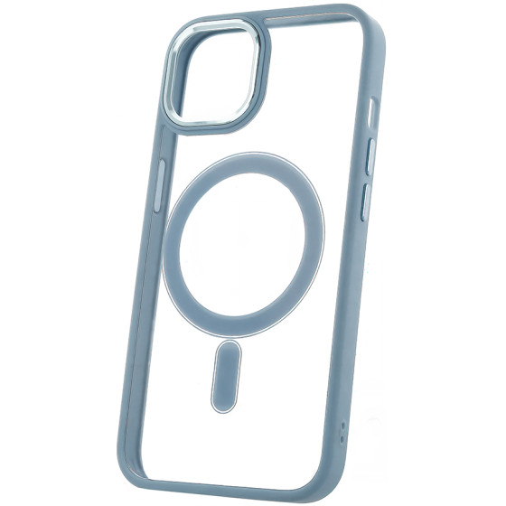 TFO Satin Clear Mag case for iPhone 13 6,1'' blue