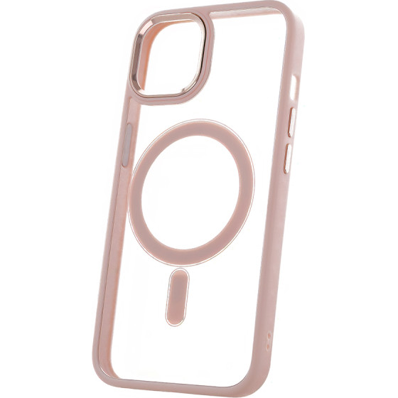 TFO Satin Clear Mag case for iPhone 15 6,1'' pink