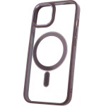 TFO Satin Clear Mag case for iPhone 16 Plus 6,7'' purple