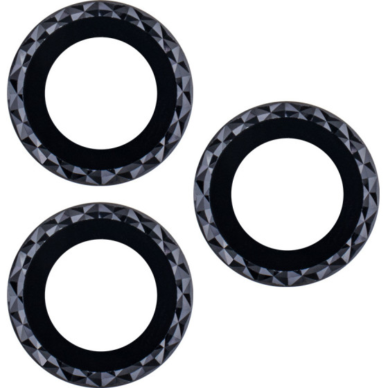 TFO Set of lens glasses for iPhone 11 Pro black rhombus (3 pcs)