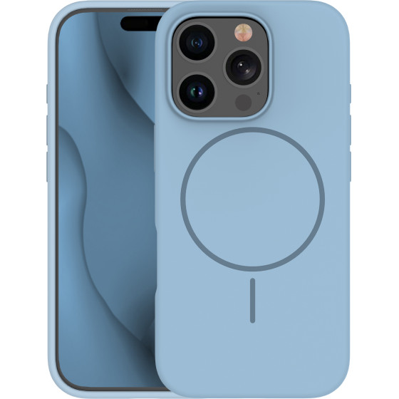 TFO Silicone Thin Mag case for iPhone 15 6,1'' light blue