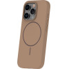 TFO Silicone Thin Mag case for iPhone 15 Pro Max 6,7'' brown
