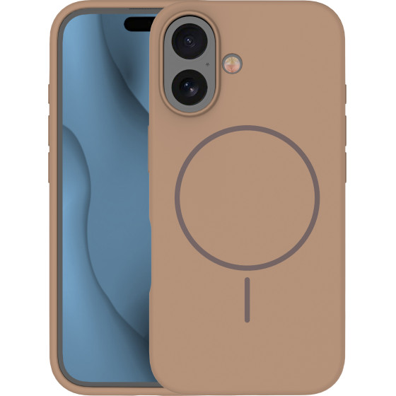 TFO Silicone Thin Mag case for iPhone 16 6,1'' brown