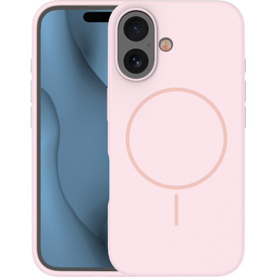 TFO Silicone Thin Mag case for iPhone 16 6,1'' light pink