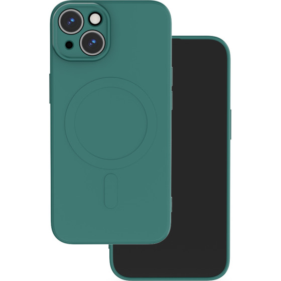 TFO Simple Color Mag case for iPhone 16 Plus 6,7'' dark green