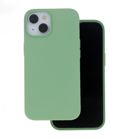 TFO Solid Silicon case for iPhone 15 6,1'' light green