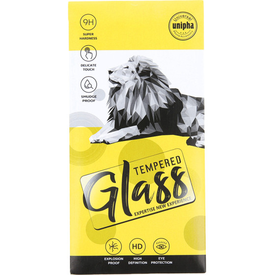 TFO Tempered glass 9D for Honor X7a black frame