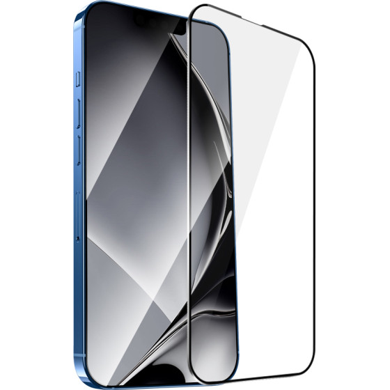 TFO Tempered glass metal frame for iPhone 13 Pro Max 6,7'' / 14 6,7'' Plus black frame