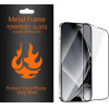 TFO Tempered glass metal frame for iPhone XS Max / 11 Pro Max black frame