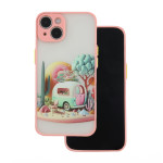TFO Ultra Trendy case for iPhone 14 6,1'' Travel pink