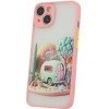 TFO Ultra Trendy case for iPhone 14 6,1'' Travel pink