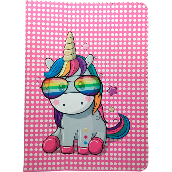 TFO Universal case Rainbow Unicorn for tablet 9-11''(L27 x W20 mm)