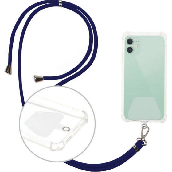 TFO Universal neck strap for phones navy blue