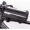 TFO Waterproof bike frame bag with phone holder black