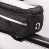 TFO Waterproof bike frame bag with phone holder black