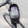 TFO Waterproof bike frame bag with shielded phone holder Model02 black