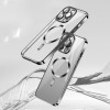 Vmax Electroplating Mag TPU case for iPhone 16 Plus 6,7'' black
