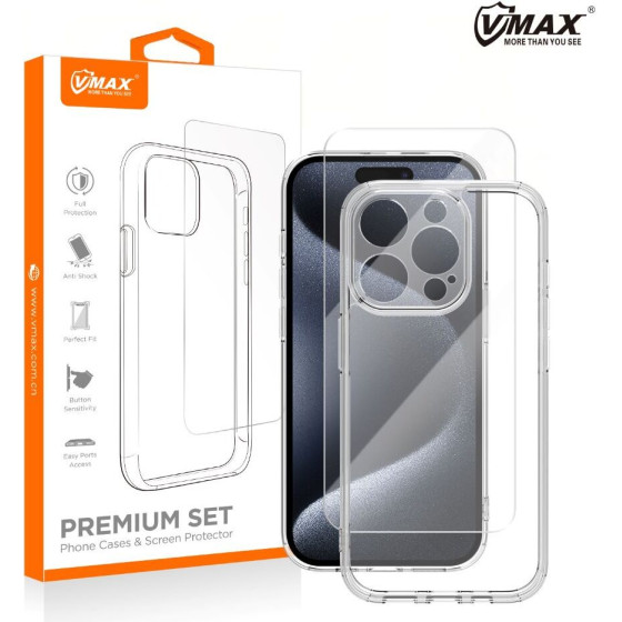 VMax set case + glass 2,5D premium for Samsung Galaxy A16 4G / A16 5G / M16 5G