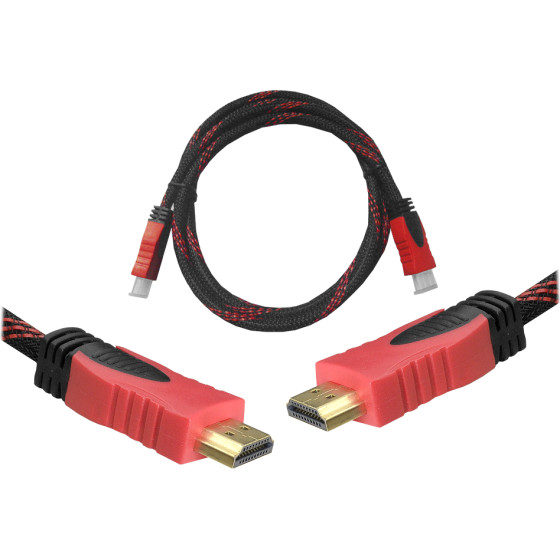 Lexton Cable HDMI-Hdmi 1,5m Red v1.4 blist.