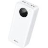 BWOO 22,5W 30000 mAh power bank with LCD screen, white
